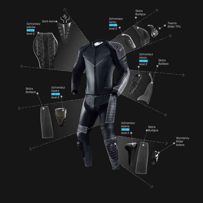 Pantalón de moto Rebelhorn Fighter Negro liquidación