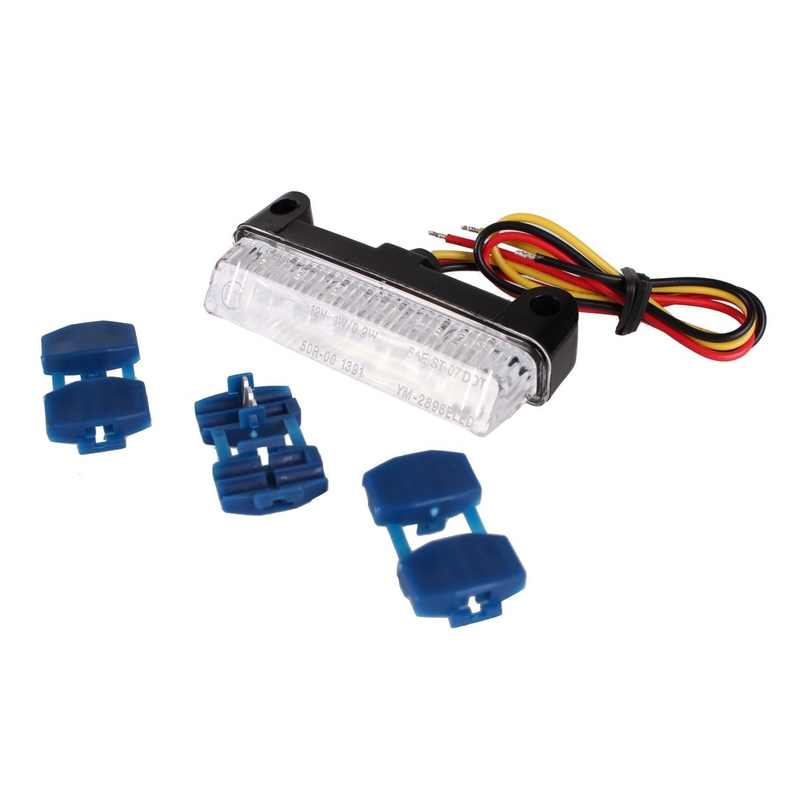 Piloto trasero LED R-TOOL con cristal transparente