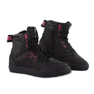 Botas de moto Rebelhorn Vandal negras y rosas liquidación