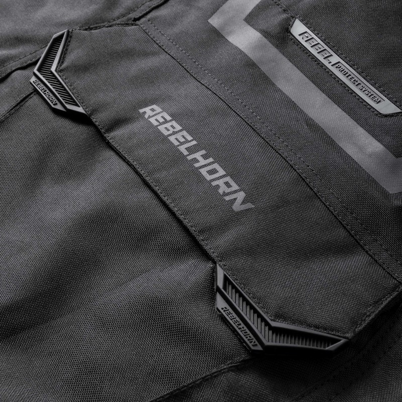 Chaqueta de moto Rebelhorn Cubby IV negra liquidación