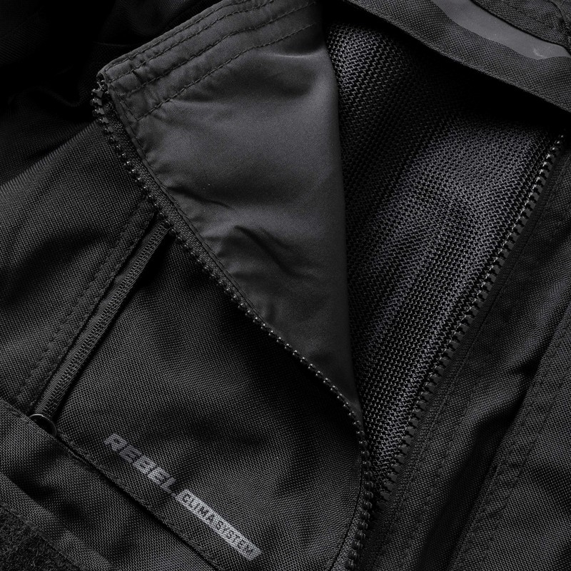 Chaqueta de moto Rebelhorn Cubby IV negra liquidación