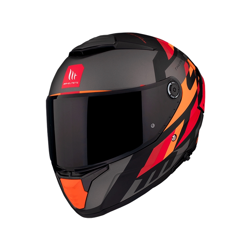 Integrální přilba na motorku MT FF118SV Thunder 4 SV ERGO B15 šedo-oranžovo-červená