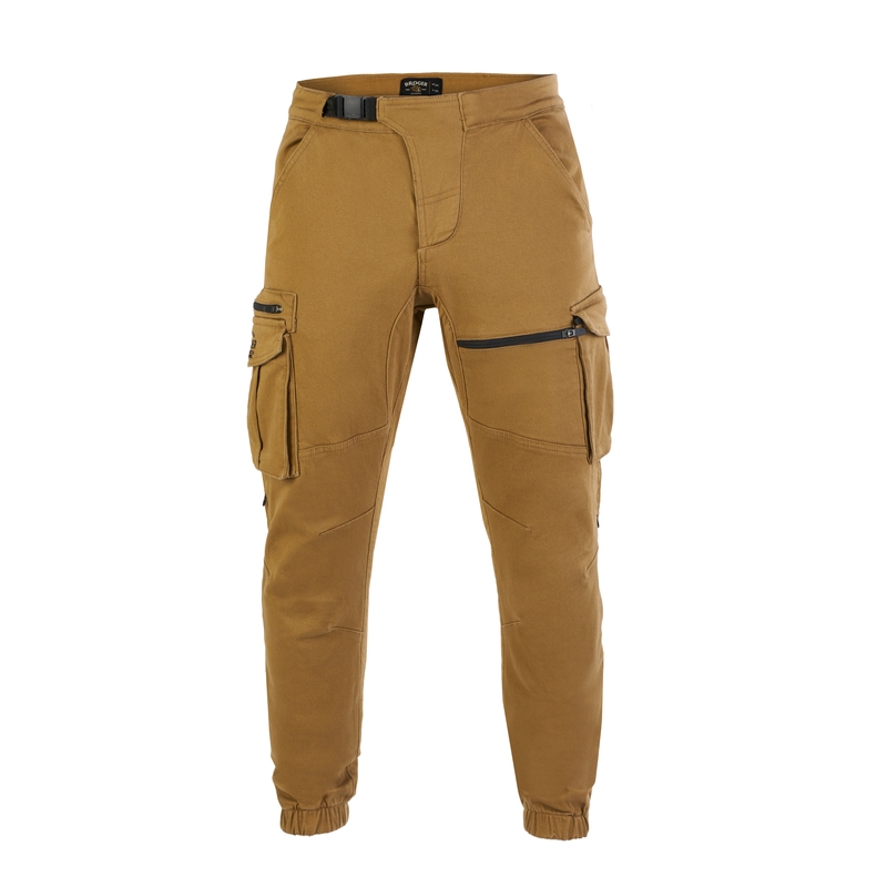 BROGER Alaska II vaqueros de moto marrón claro