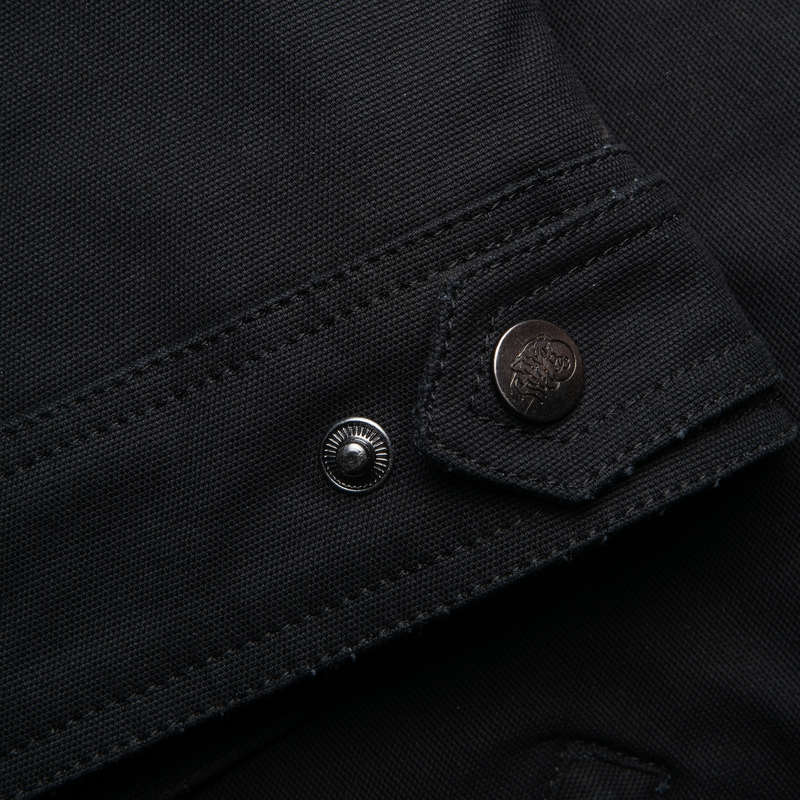 Chaqueta de moto BROGER Montana negra liquidación