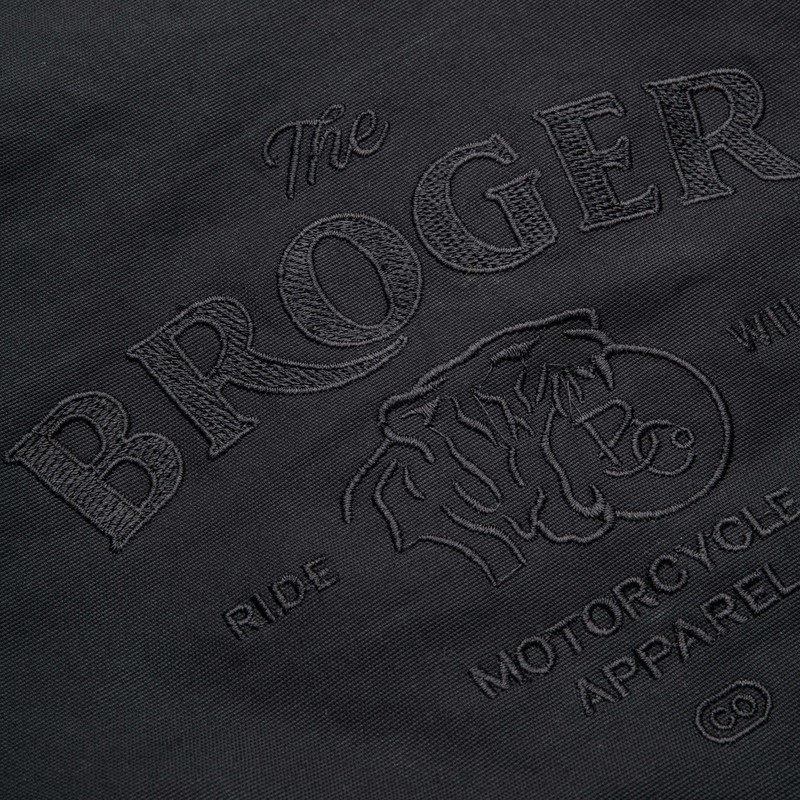 Chaqueta de moto BROGER Montana negra liquidación