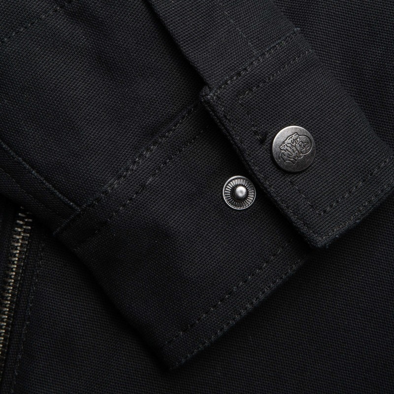 Chaqueta de moto BROGER Montana negra liquidación