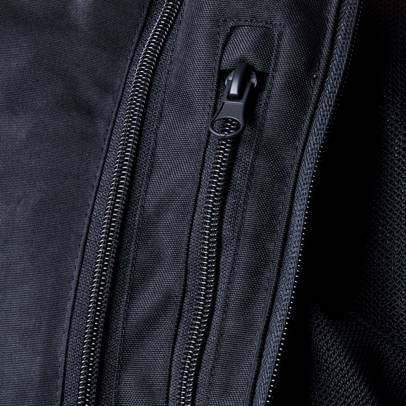 Chaqueta de moto Ozone Jet II gris y negra para mujer liquidación