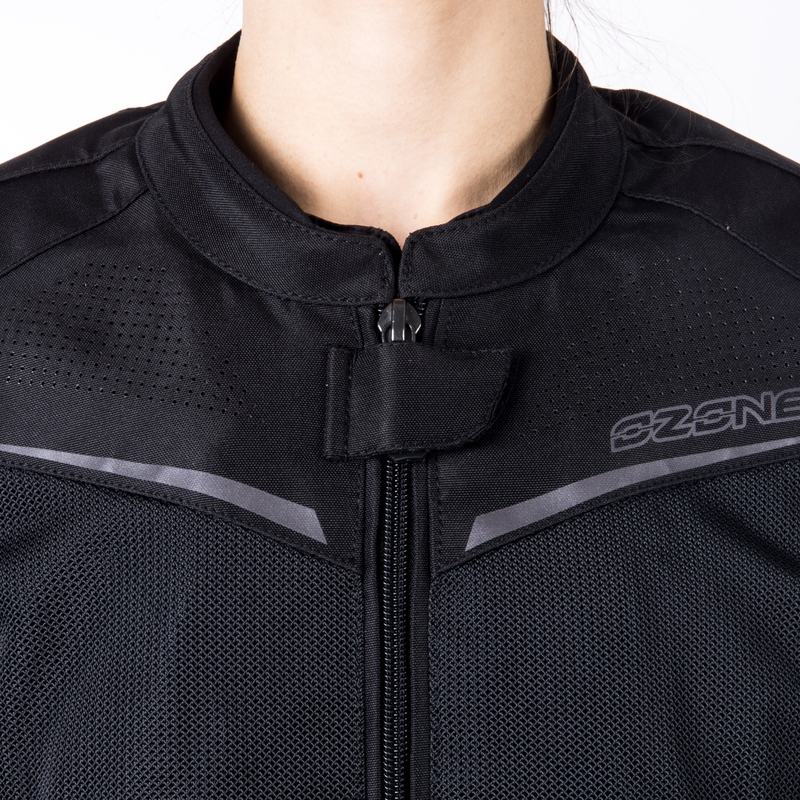 Chaqueta de moto Ozone Jet II Black para mujer liquidación
