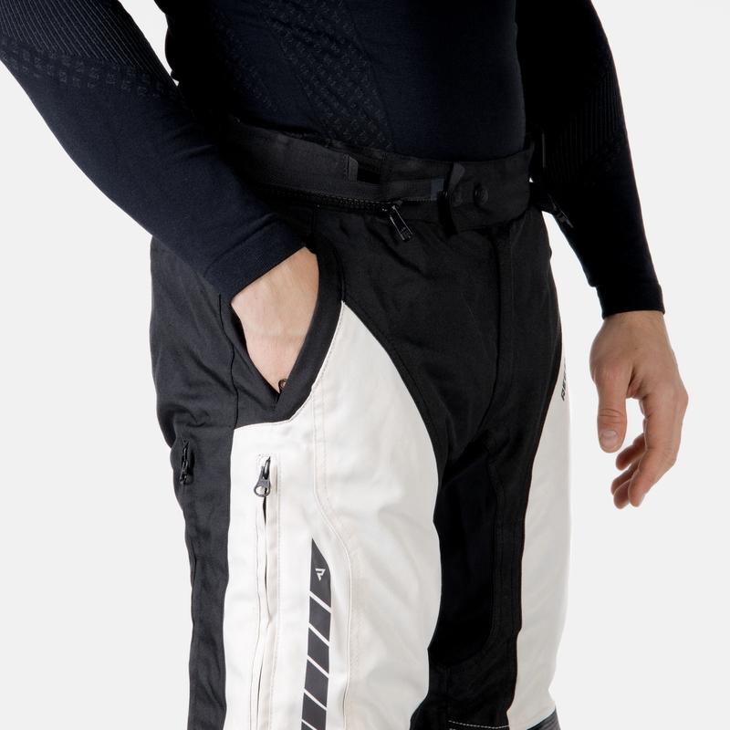 Pantalón de moto Rebelhorn Hiker III negro-gris liquidación