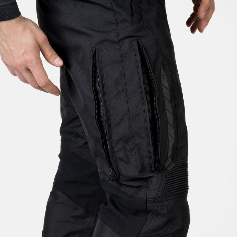 Pantalón moto Rebelhorn Hiker III negro corto liquidación