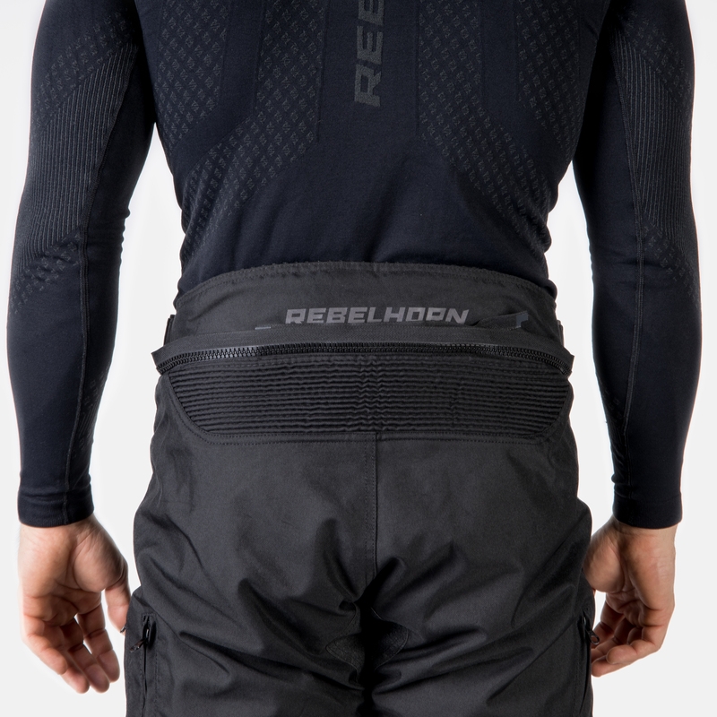 Pantalón moto Rebelhorn Hiker III negro corto liquidación