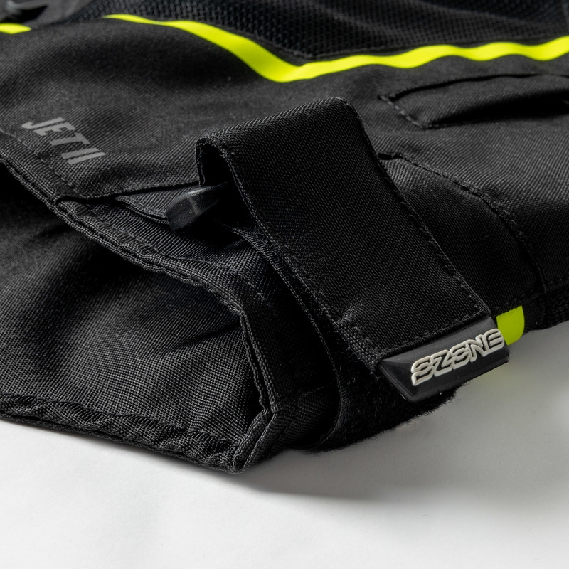 Cazadora Ozone Jet II negro-amarillo fluo liquidación