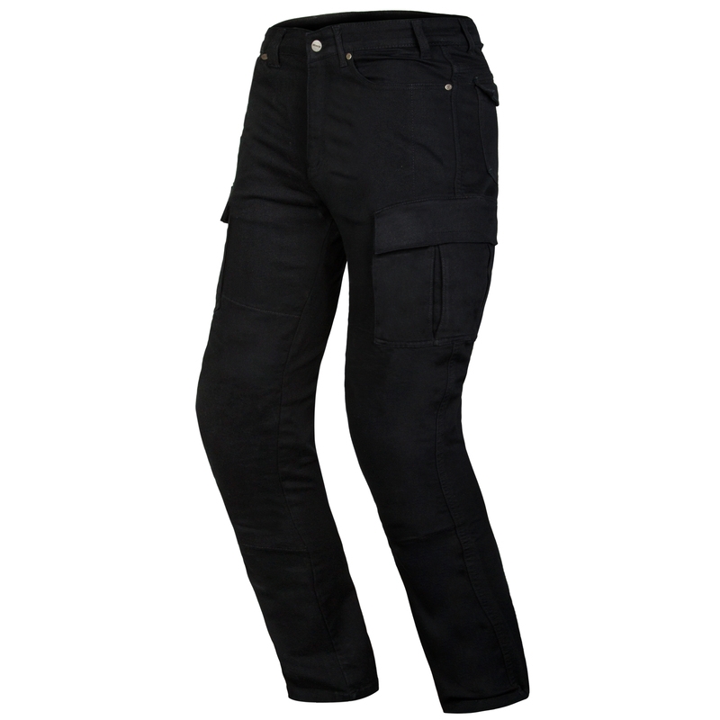 Vaqueros de moto Ozone Shadow II negros liquidación