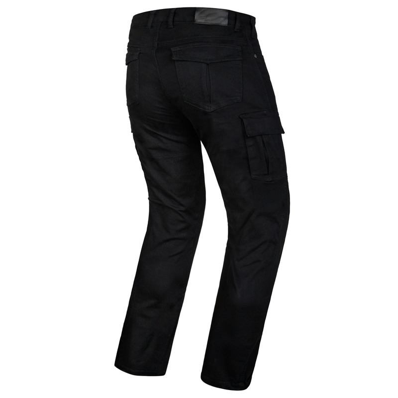 Vaqueros de moto Ozone Shadow II negros liquidación
