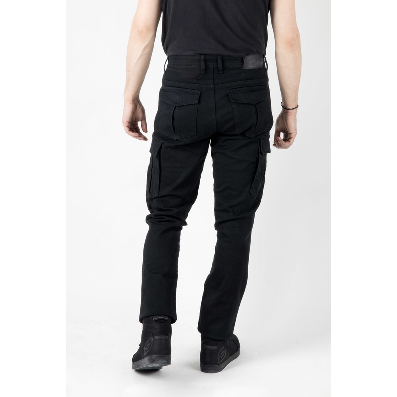 Vaqueros de moto Ozone Shadow II negros liquidación