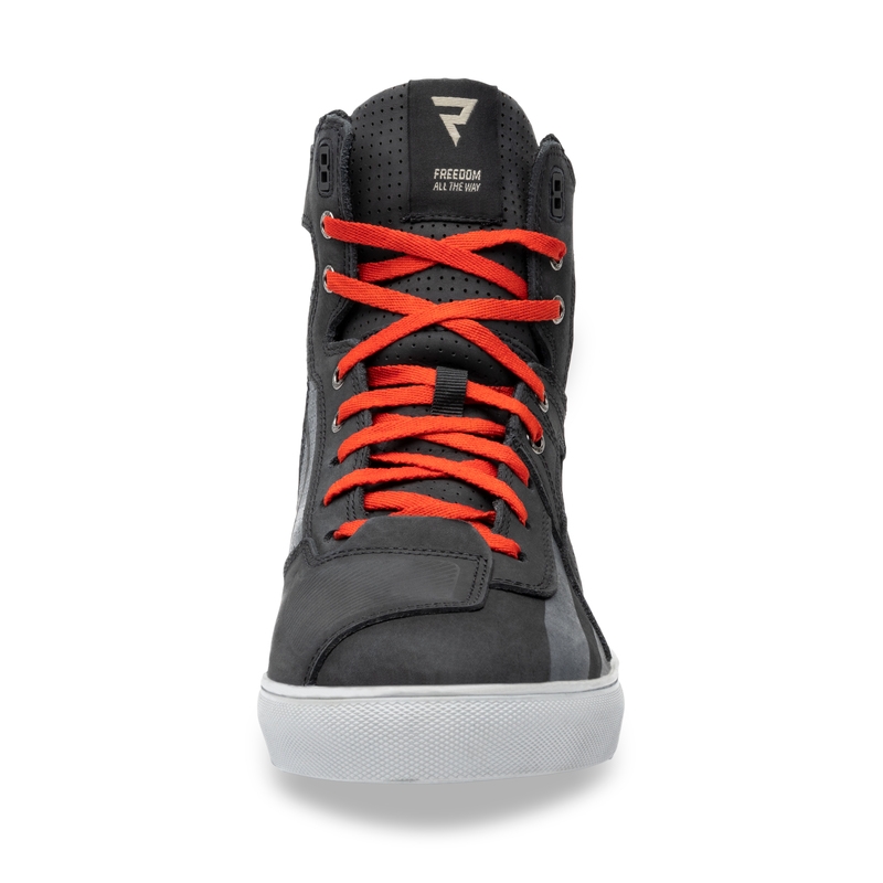 Botas de moto Rebelhorn Vandal Negras y Rojas liquidación