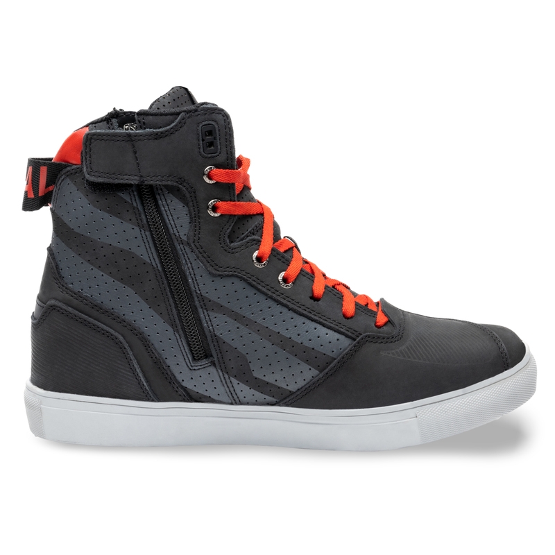 Botas de moto Rebelhorn Vandal Negras y Rojas liquidación
