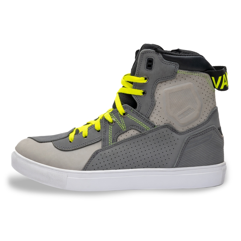 Botas de moto Rebelhorn Vandal gris-fluo-amarillo liquidación
