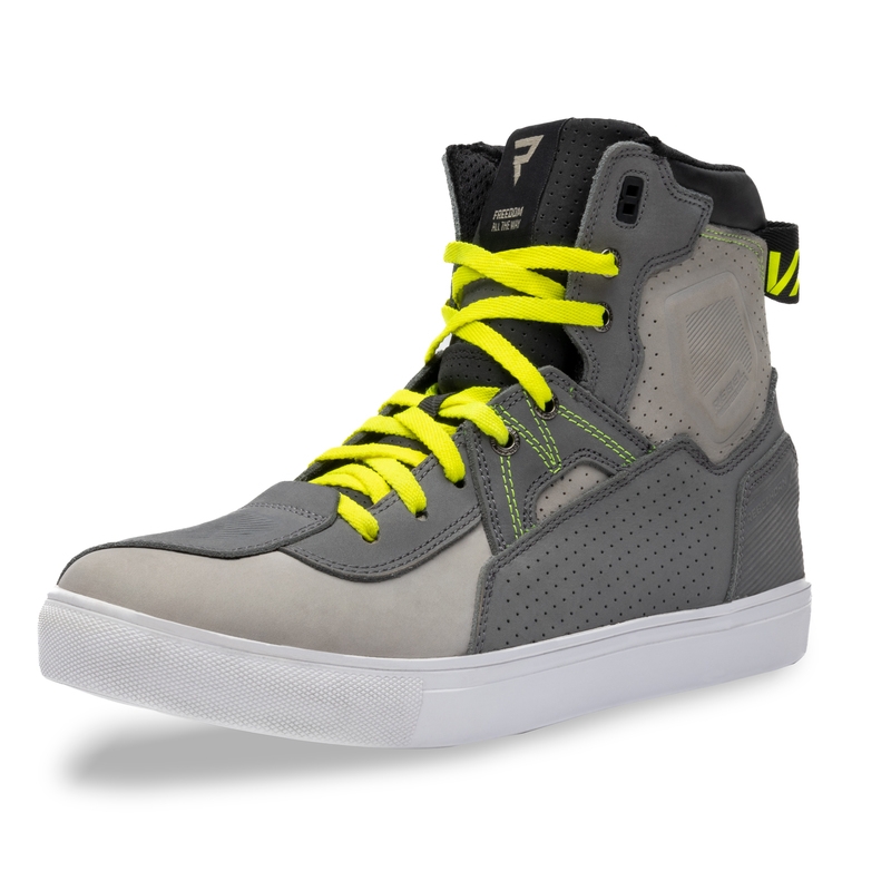 Botas de moto Rebelhorn Vandal gris-fluo-amarillo liquidación