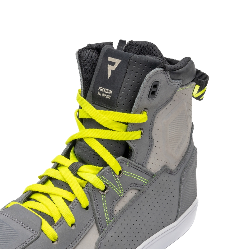 Botas de moto Rebelhorn Vandal gris-fluo-amarillo liquidación