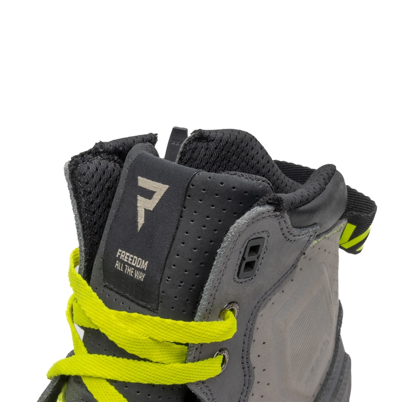 Botas de moto Rebelhorn Vandal gris-fluo-amarillo liquidación