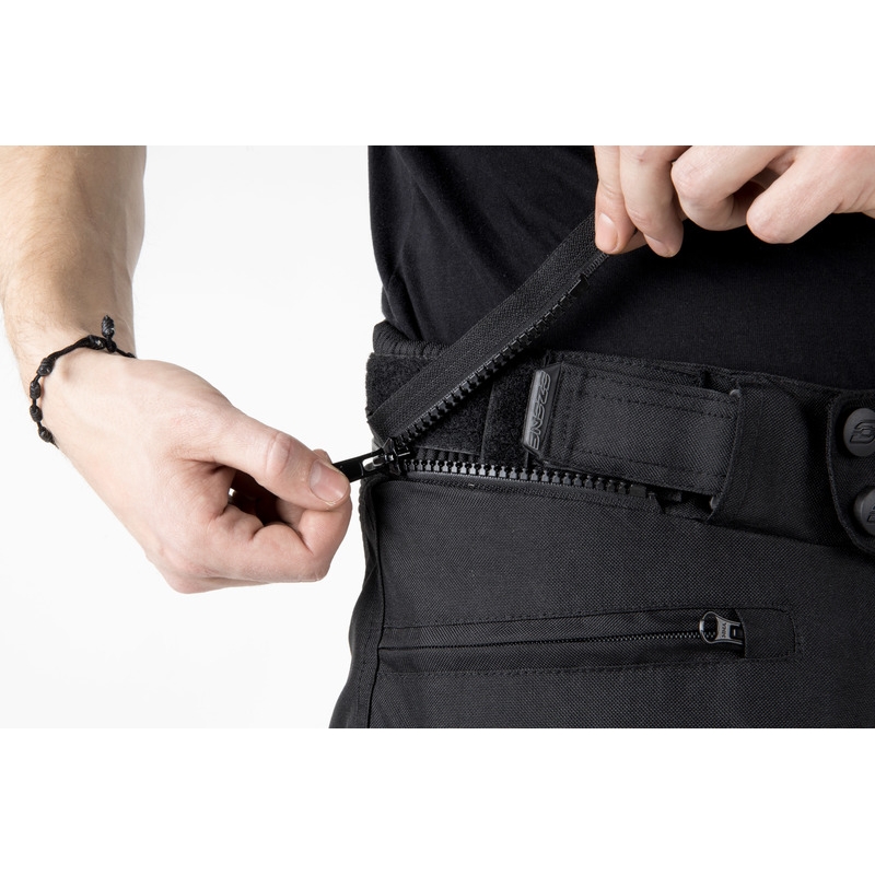 Pantalón Moto Ozone Vulcan Acortado Negro