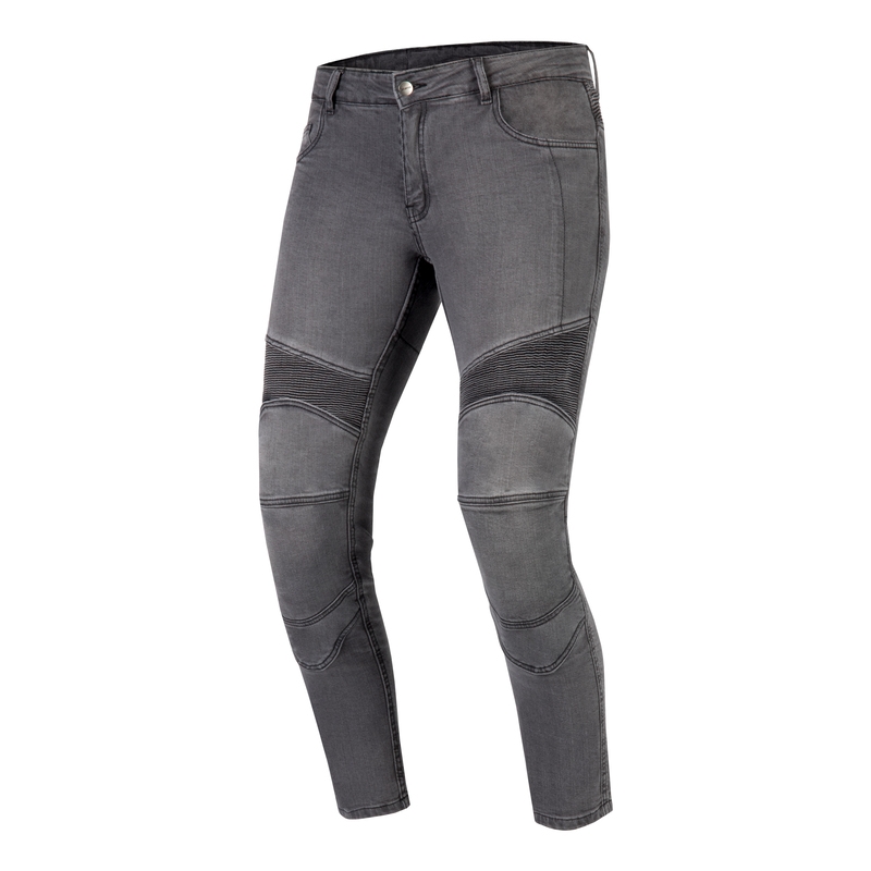 Vaqueros de moto Ozone Roxy Washed Black para mujer liquidación
