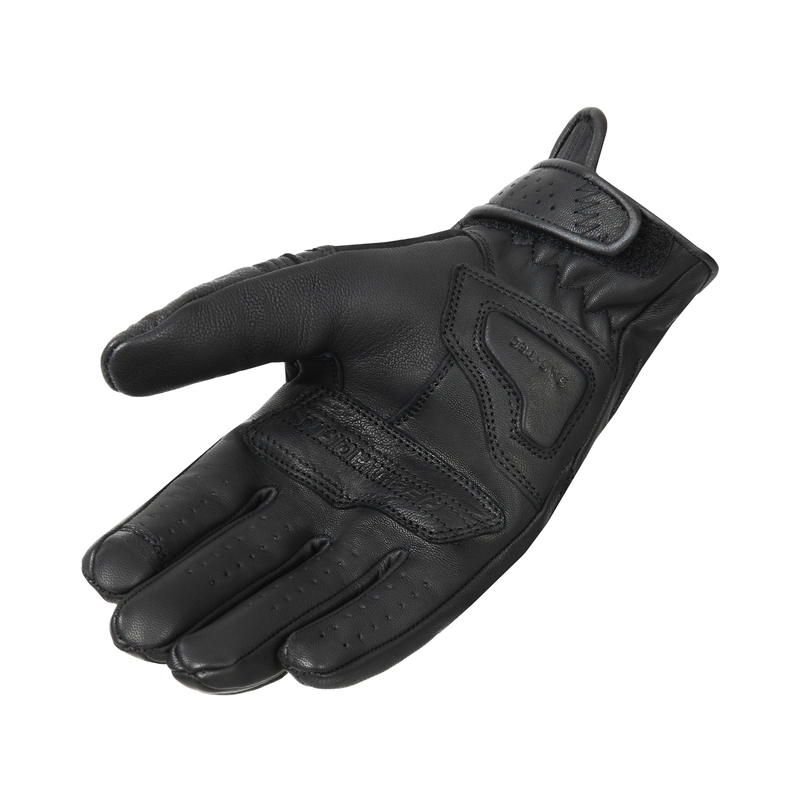 Guantes de moto Rebelhorn Thug II negros perforados