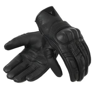 Guantes de moto Rebelhorn Thug II negros perforados