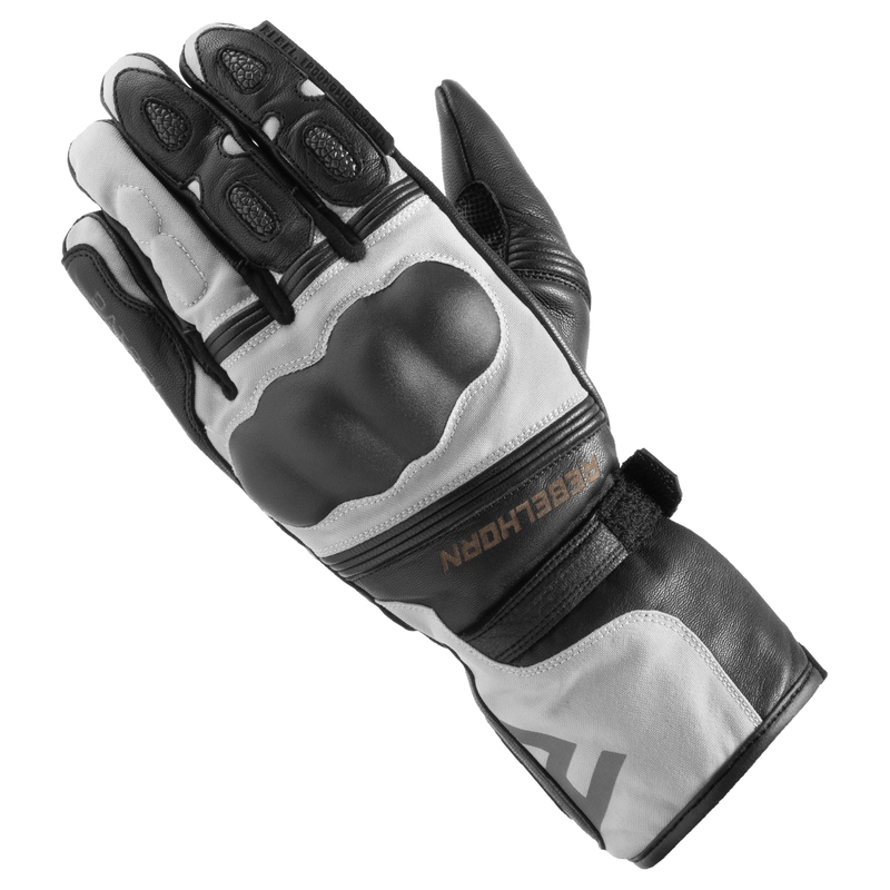 Guantes de moto Rebelhorn Patrol Largo negro-gris liquidación