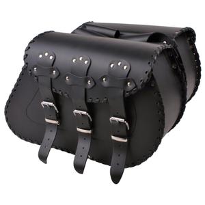 Alforjas de cuero para moto Chopper RSA-16C