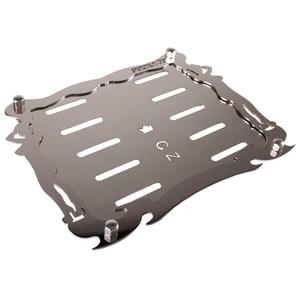 Almohadilla de acero inoxidable bajo la placa de matrícula CZ Señoras