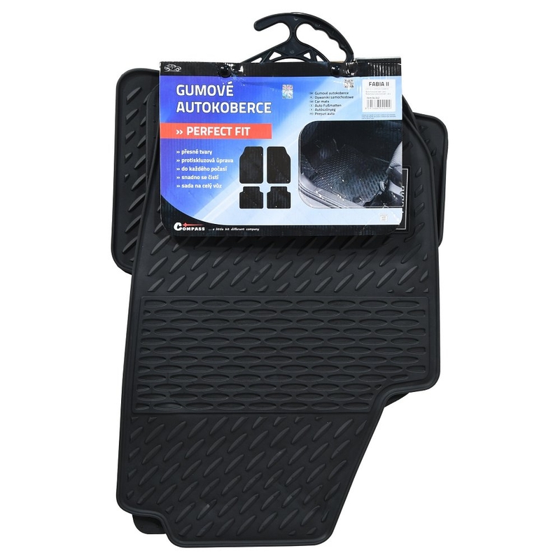 Koberce gumové PERFECT FIT sada 4ks FABIA II