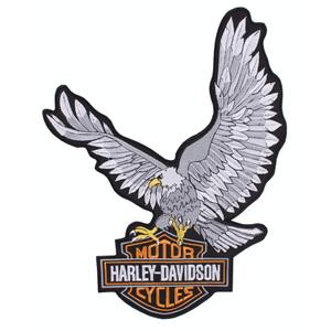 Parche águila gris H-D - grande