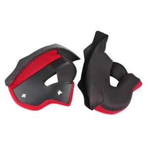 Forros de guardabarros para cascos de moto RSA TR-01 - rojo liquidación