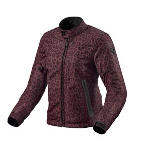 Chaqueta de moto Revit Shade H2O para mujer Rojo