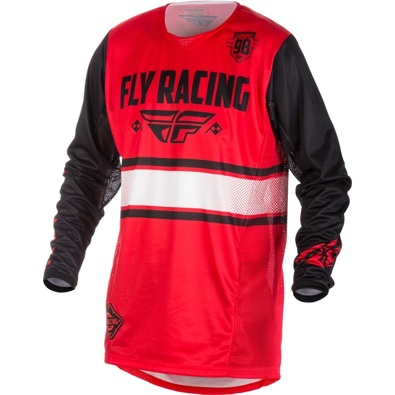 Motokrosový dres FLY Racing Kinetic ERA 2018 - USA červeno-černý