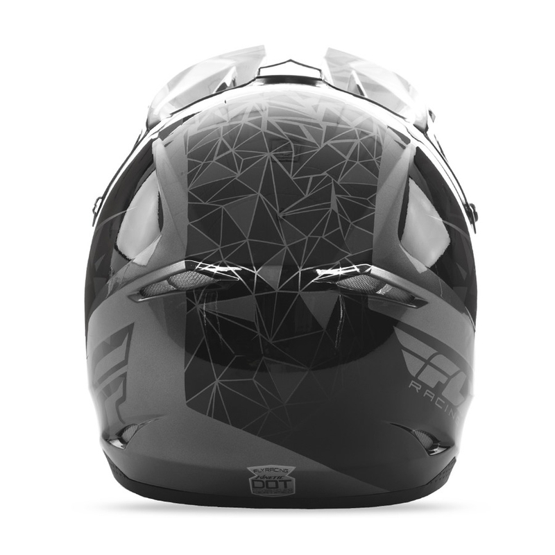 Motokrosová přilba FLY Racing Kinetic CRUX - USA černá výprodej