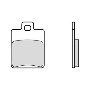 Brzdové destičky BREMBO