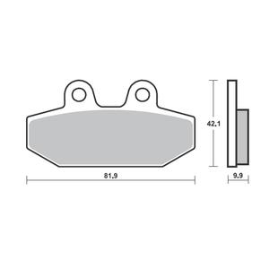 Brzdové destičky BREMBO