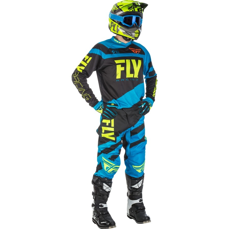 Motokrosový dres FLY Racing F-16 2018 - USA modro-černý