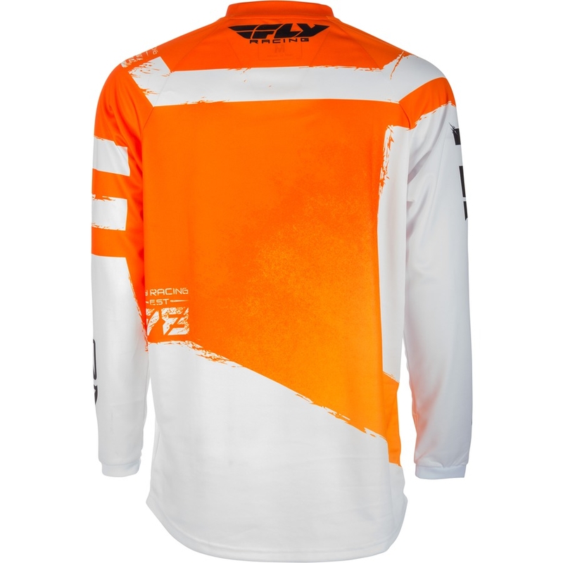 Motokrosový dres FLY Racing F-16 2018 - USA oranžovo-bílý