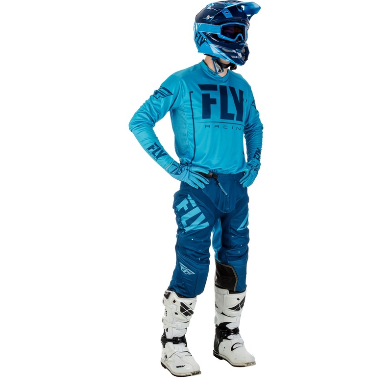 Motokrosový dres FLY Racing LITE 2018 - USA modrý