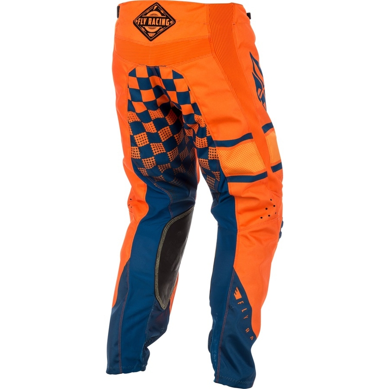 Motokrosové kalhoty FLY Racing Kinetic ERA 2018 - USA oranžovo-modré