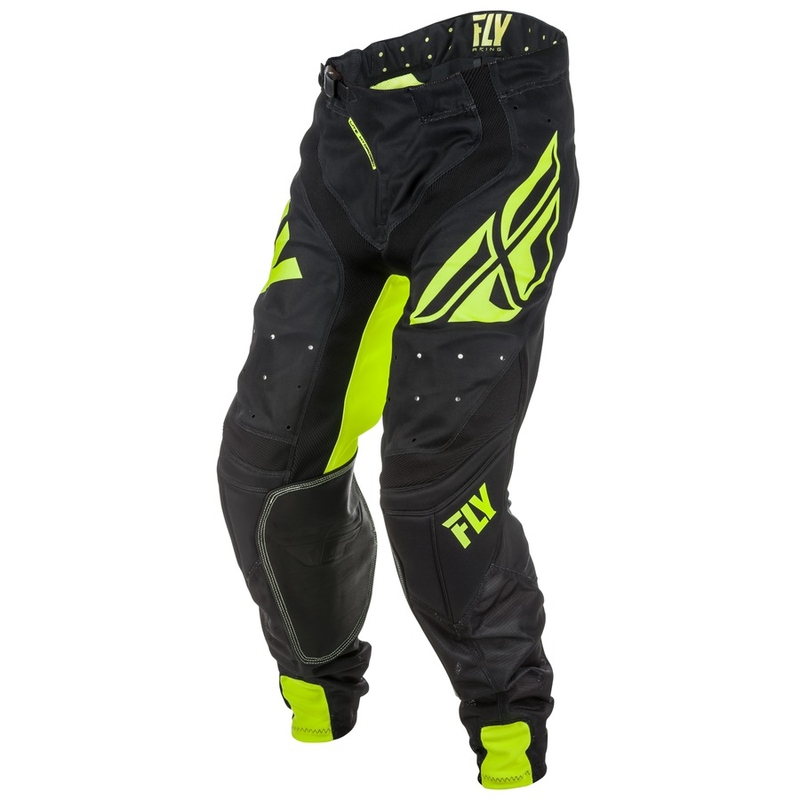 Motokrosové kalhoty FLY Racing LITE 2018 - USA černo-fluo žluté