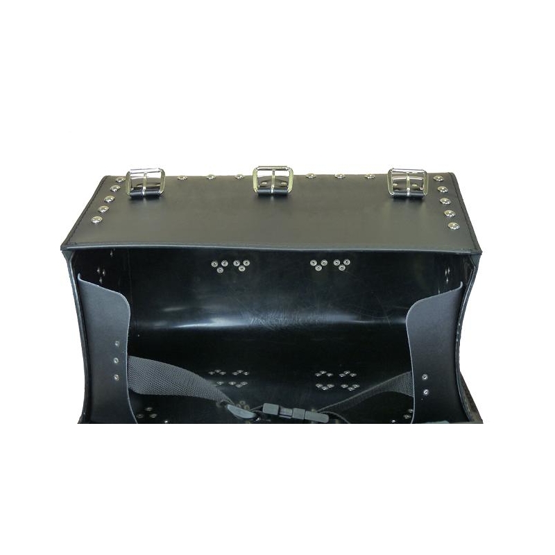 Maletín de cuero para moto Chopper RSA-17B