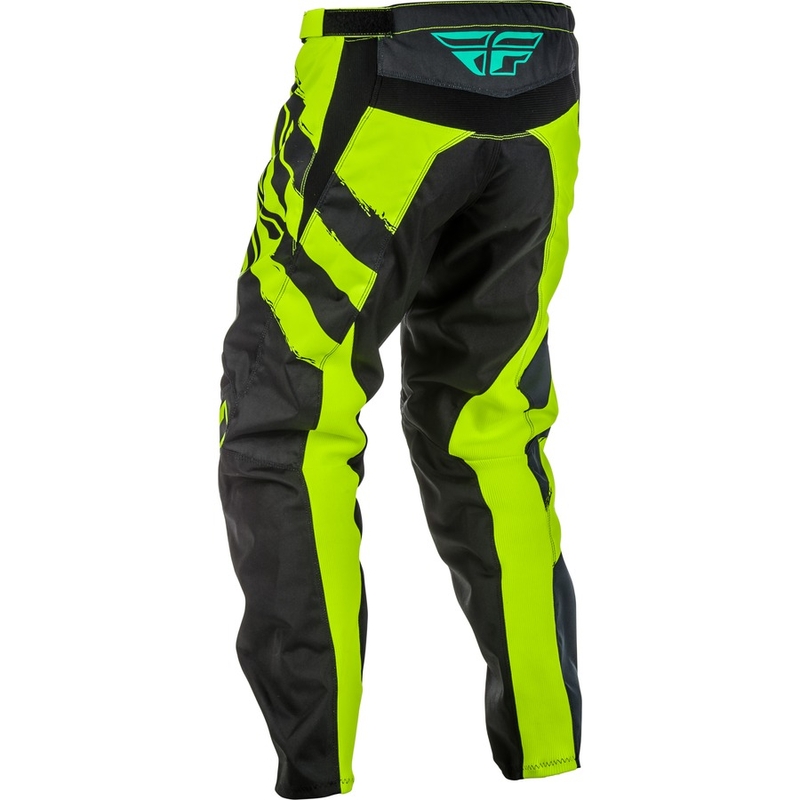 Dětské motokrosové kalhoty FLY Racing F-16 2018 - USA černo-fluo žluté