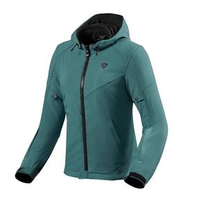 Chaqueta de moto para mujer Revit Afterburn H2O Verde oscuro