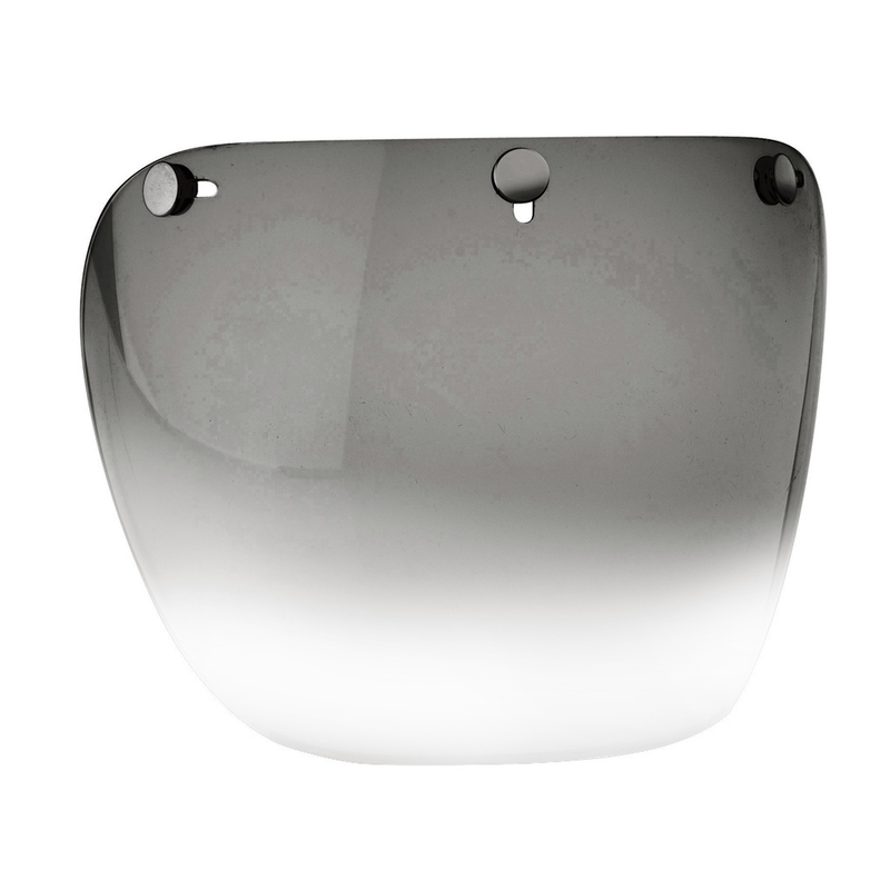 Pantalla de plexiglás transparente con barra solar para casco Cassida Oxygen