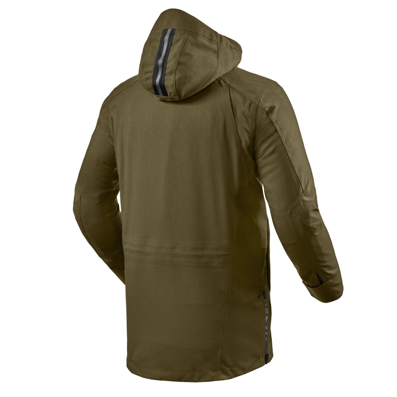 Chaqueta de moto Revit Toronto H2O verde oscuro